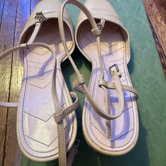 Gucci Nappa Charlotte Petite GG 55mm Slingback Pumps - Picture 7 of 14